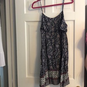 Paisley printed dress